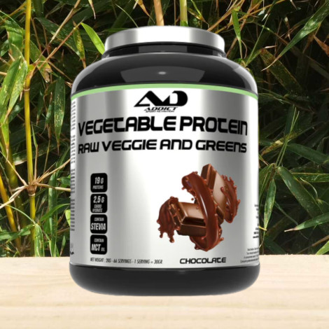 ADDICT SPORT NUTRITION RAW VEGGIE AND GREENS 100% VEGAN Choco