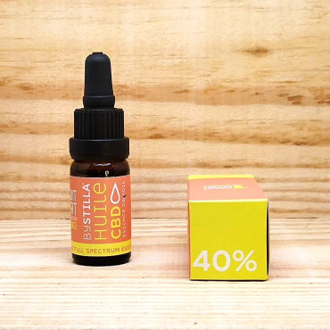 Huile de CBD Essence de Joie 40% Spectre complet -10 ml - BY STILLA®