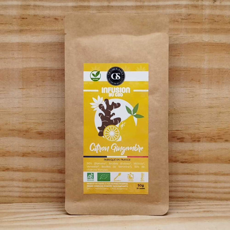 Infusion CBD Citron Gingembre Bio