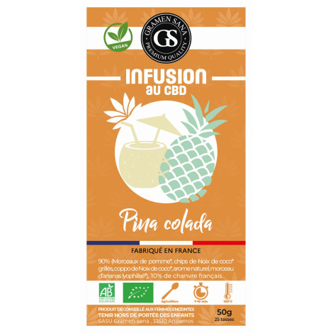 Infusion au CBD Pina Colada