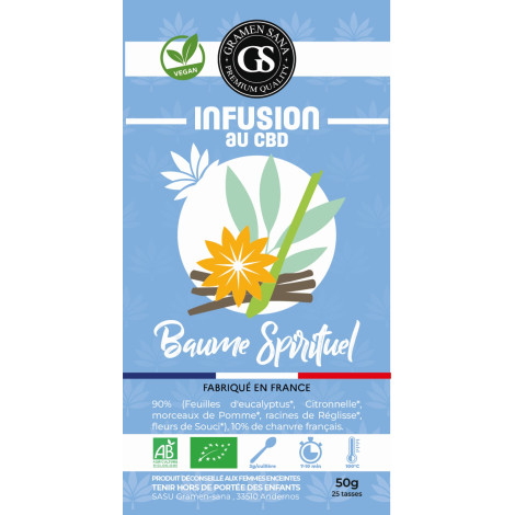 Infusion au CBD Baume spirituel Bio