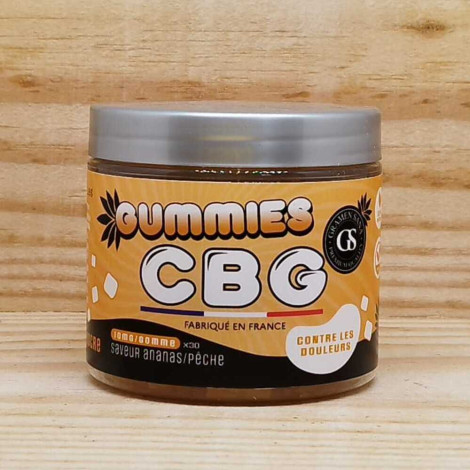 Gummies CBG Ananas-Pêche 10mg Sans Sucre